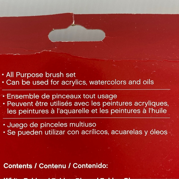 Craftsmart Jumbo Paint Brush Set of 12 NEW in package All Purpose Taklon Brushes - Picture 6 of 9